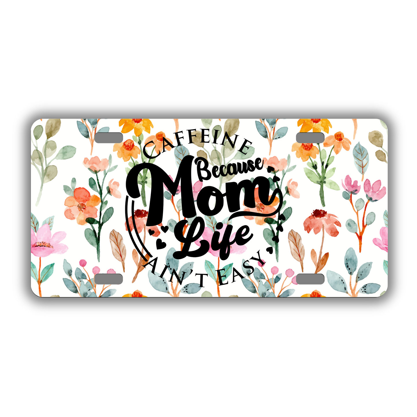 Girly mom car tags